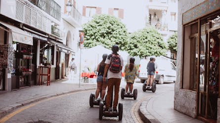 Treinta minutos de recorrido en biciclo eléctrico por Málaga